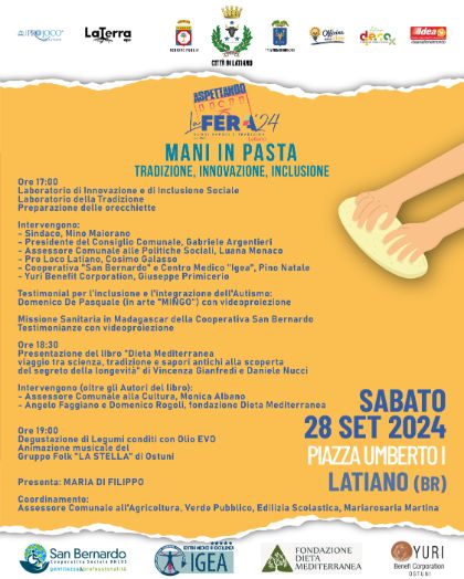 MANI IN PASTA... TRADIZIONE, INNOVAZIONE, INCLUSIONE