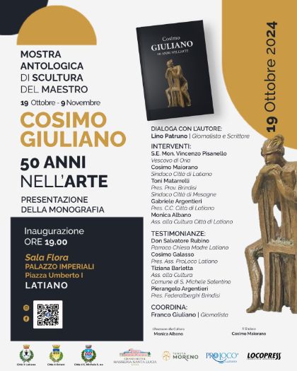 Cosimo Giuliano, 50 anni nell'arte - Mostra antologica delle opere del maestro